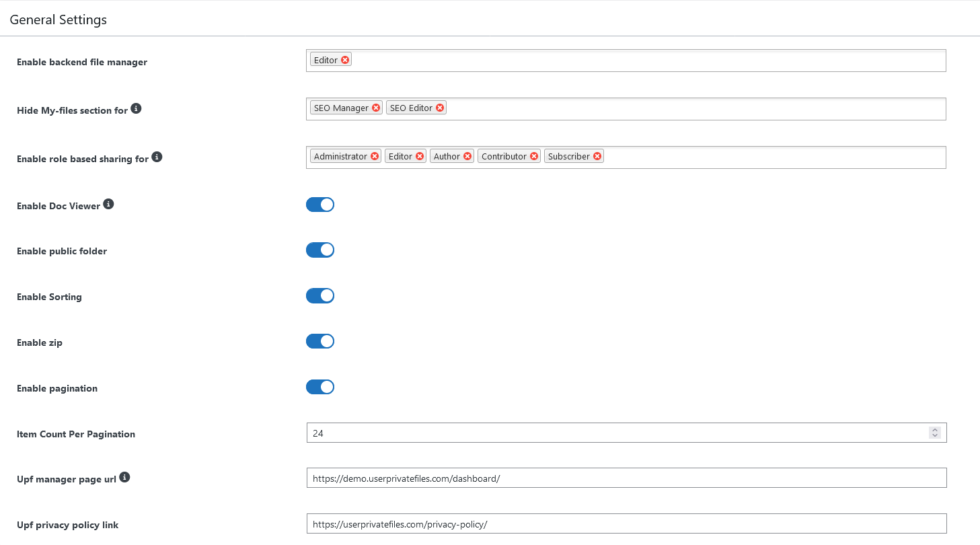 Configure Plugin Settings