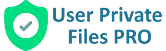 User Private Files PRO